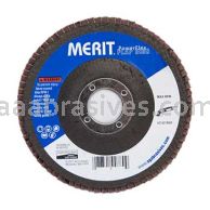 4-1/2 x 7/8 80 Grit Merit Type 27 Alo Powerflex Flap Discs