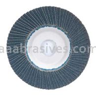 4-1/2 x 7/8 60 Grit Merit Type 27 Zirc Powerflex Flap Discs