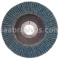 7 x 7/8 40 Grit Merit Type 27 High Density Zirc Powerflex Flap Discs