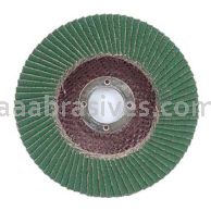 5 x 7/8 60 Grit Merit Premium Zirconia Plus Type 29 R801 Powerflex Flap Discs