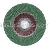 7 x 7/8 100 Grit Merit Premium Zirconia Plus Type 29 R801 Powerflex Flap Discs