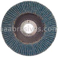 4-1/2 x 7/8 36 Grit Merit Type 27 High Density Zirc Powerflex Flap Discs