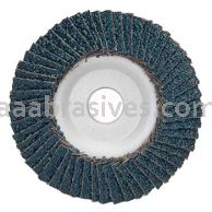 4 x 5/8 36 Grit Merit Type 29 Aluminum Plate Zirc Powerflex Flap Discs