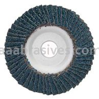 4 x 5/8 80 Grit Merit Type 29 Zirc Powerflex Flap Discs