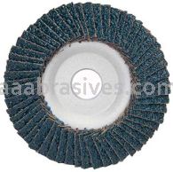 4 x 5/8 36 Grit Merit Type 29 Zirc Powerflex Flap Discs