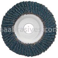 4 x 5/8 60 Merit Type 29 Fiberglass Plate Zirc Powerflex Flap Discs
