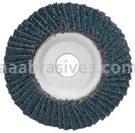 4 x 5/8 80 Merit Type 29 Fiberglass Plate Zirc Powerflex Flap Discs