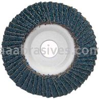 4-1/2 x 7/8 80 Grit Merit Type 29 Zirc Powerflex Flap Discs
