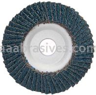 4-1/2 x 7/8 40 Grit Merit Type 29 Zirc Powerflex Flap Discs