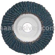 5 x 7/8 80 Grit Merit Type 29 Zirc Powerflex Flap Discs