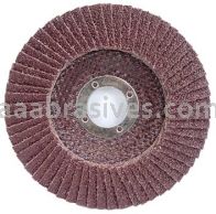 4 x 5/8 120 Grit Merit Type 29 Alo Powerflex Flap Discs