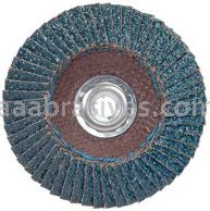 4-1/2 x 5/8-11 80 Grit Merit Type 29 Zirc Powerflex Flap Discs