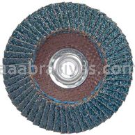 5 x 5/8-11 60 Grit Merit Type 29 Zirc Powerflex Flap Discs