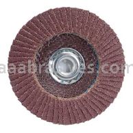 4-1/2 x 5/8-11 36 Grit Merit Type 29 Fiberglass Plate Alo Flap Discs
