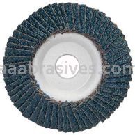 4-1/2 x 7/8 40 Grit Merit Type 29 Zirc Merit Powerflex Flap Discs