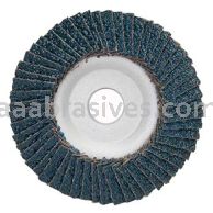 4-1/2 x 7/8 120 Grit Merit Type 29 Zirc Powerflex Flap Discs