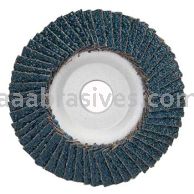 5 x 7/8 120 Grit Merit Type 29 Zirc Powerflex Flap Discs