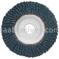 7 x 7/8 24 Grit Merit Type 29 Zirc Powerflex Flap Discs
