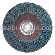 4-1/2 x 5/8-11 24 Grit Merit Type 29 Fiberglass Plate Zirc Flap Discs