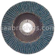 7 x 7/8 80 Grit Merit Type 27 High Density Zirc Powerflex Flap Discs