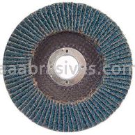 4-1/2 x 7/8 120 Merit Type 27 High Density Fiberglass Plate Zirc Powerflex Flap Discs