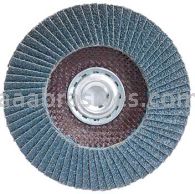 4-1/2 x 5/8-11 60 Grit Merit Type 27 Zirc Powerflex Flap Discs