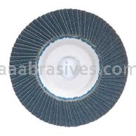 5 x 7/8 60 Merit Type 27 Aluminum Plate Zirc Powerflex Flap Discs