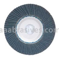 5 x 7/8 80 Merit Type 27 Aluminum Plate Zirc Powerflex Flap Discs