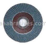 5 x 7/8 24 Merit Type 27 Fiberglass Plate Zirc Powerflex Flap Discs