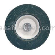 4-1/2 x 5/8-11 80 Grit Merit Type 27 Aluminum Plate Zirc Flap Discs