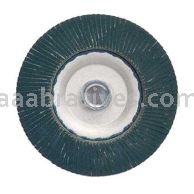4-1/2 x 5/8-11 120 Grit Merit Type 27 Aluminum Plate Zirc Flap Discs