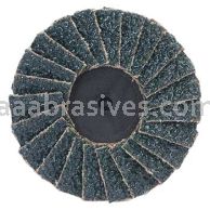 2" 60 Grit Merit Type 27 Mini Type 2 Zirc Flap Discs