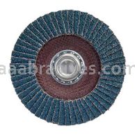 7 x 5/8-11 36 Grit Merit Type 27 High Density  Fiberglass Plate Zirc Flap Discs