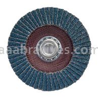 4-1/2 x 5/8-11 36 Grit Merit Type 27 High Density Zirc Powerflex Flap Discs