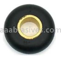 Dynabrade 11092 Contact Wheel 3/8" Dia. x 1" W Radius 40 Durometer Neoprene