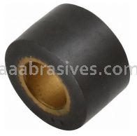 Dynabrade 11635 Contact Wheel 4" Dia. x 1" W x 5/8" I.D. Scoop Face 80 Duro Urethane