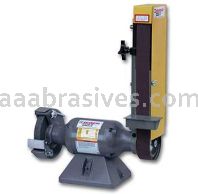 This 2″ x 48″ combination sander is a versatile unit because you can use all belt types, and on the grinding stone side, you can use all 7″ wheels to get your desired finish.