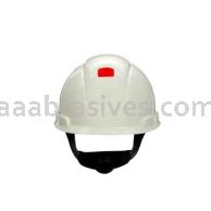 3M&trade; 7100239982 SecureFit&trade; Hard Hat H-701SFR-UV White 4-Pt Pressure Diffusion Ratchet Suspension W/ Uvicator
