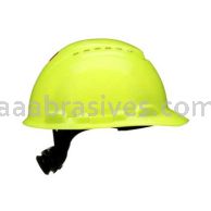 3M&trade; 7100239995 SecureFit&trade; Hard Hat H-709SFV-UV Hi-Vis Yellow Vented 4-Pt Pressure Diffusion Ratchet Suspension W/ Uvicator