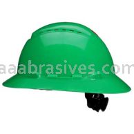 3M&trade; 7100240012 SecureFit&trade; Full Brim Hard Hat H-804SFV-UV Green Vented 4-Pt Pressure Diffusion Ratchet Suspension W/ UVicator