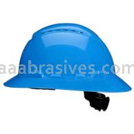 3M&trade; 7100240031 SecureFit&trade; Full Brim Hard Hat H-803SFV-UV Blue Vented 4-Pt Pressure Diffusion Ratchet Suspension W/ UVicator
