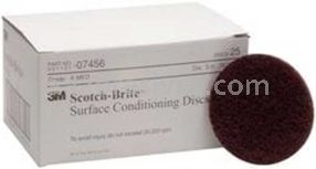3M&trade; 7000120659 3" 07456 A/O MED Scotch-Brite&trade; SC-DH Surface Conditioning Disc