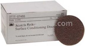 3M&trade; 7000120660 3" 07455 A/O CRS Scotch-Brite&trade; SC-DH Surface Conditioning Disc