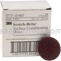 3M&trade; 7000120822 2" 07457 A/O MED Scotch-Brite&trade; SC-DH Surface Conditioning Disc