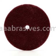 3M&trade; 7000121022 1-1/2 x 1/8 A/O Very Fine PR-DC Scotch-Brite&trade; Production Clean and Finish Disc