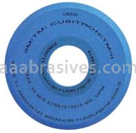 3M&trade; 7010405635 Cubitron&trade; II Vitrified Grinding Wheel 93VE T1-200X12X31,75 99DA54/80F15VPLF901W-50M/S ANSI