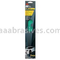 3M&trade; 7000120009 2-3/4 x 16 1/2 80 Grit Green Corps&trade; File Sheets