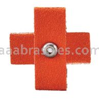 Standard Abrasives  Ceramic Cross Pad 730407 8" x 2" x 8 Ply x 1/4-20 120  Grit (Made to Order)