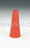 3M&trade; 7010309165 5-5/8 x 1-3/4 x 1-1/4 P120 Grit YF-wt 777F Cloth Cone