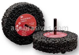 3M&trade; 7000120702 4 x 1/2 x 1/4 S/C XCRS Scotch-Brite&trade; D1 Clean and Strip Disc